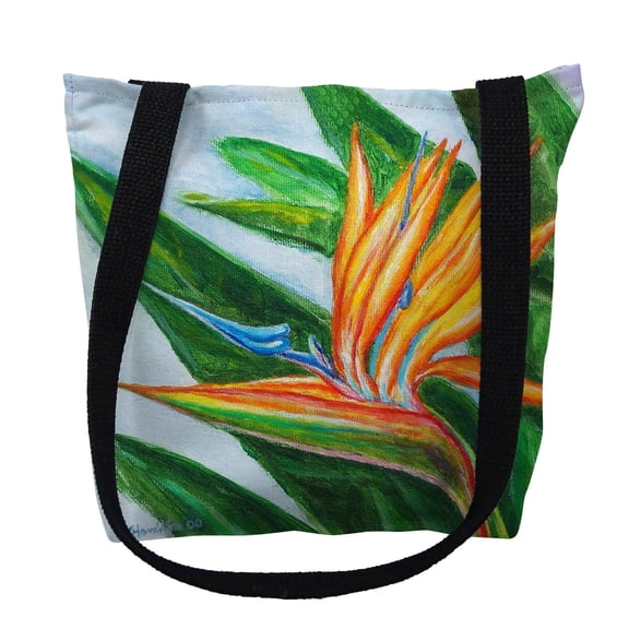 Bird of Paradise Small Tote Bag 13x13 16 inches x 16 inches