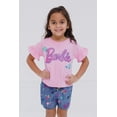 thumbnail image 4 of Conjunto de ropa de Barbie para niñas grandes y pantalones cortos de cambray, 4 of 4