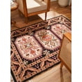 thumbnail image 2 of Rugsotic Carpets Eco-Friendly Handmade Knotted Black Cream Oriental Area Rugs, 10'x13', Rectangle, Silk And Wool, Quick Dry, 2 of 11