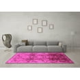 thumbnail image 3 of Ahgly Company Indoor Rectangle Oriental Pink Traditional Area Rugs, 6' x 9', 3 of 4