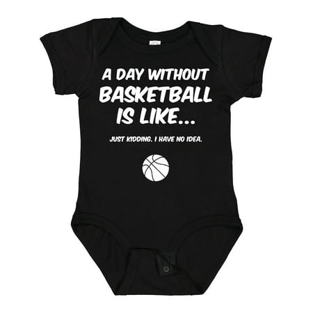 

Inktastic Day Without Basketball 2 Gift Baby Boy or Baby Girl Bodysuit