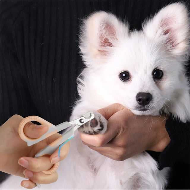 Jpxdew Pet Nail Clippers Safety Rounded Blade,Cats Dogs Grooming Tool,Non-Slip Handle Fishtail Design