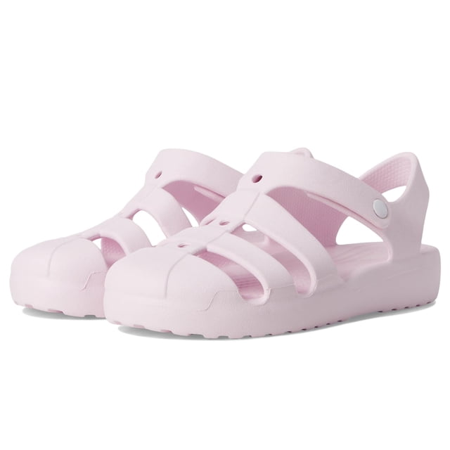 Sandalias Clásicas Fisherman para Niños Crocs Rosa Leche Talla 10 M