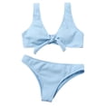 thumbnail image 2 of Neinkie Bikini à Nœud Ajustable pour Femmes, Ensemble Deux Pièces, 2 of 7