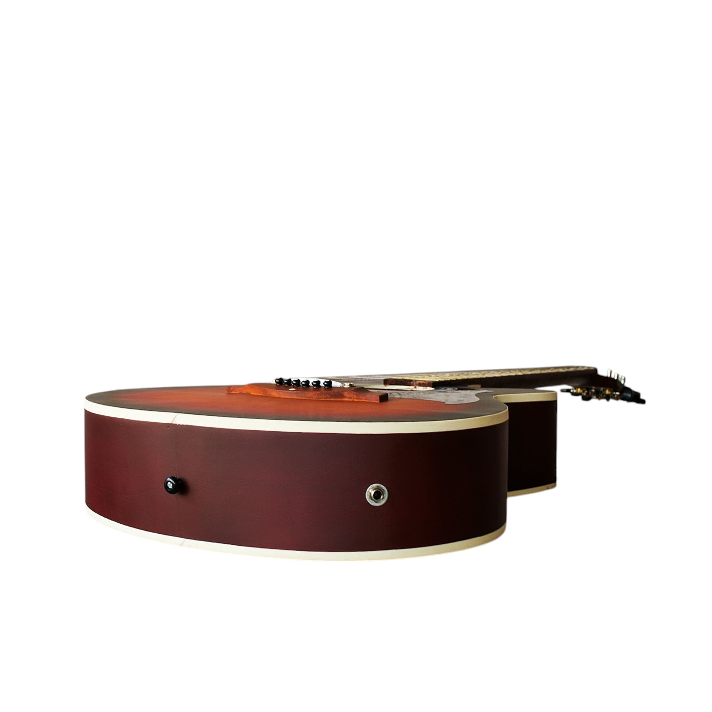 Matte Finish Old Violin Sunburst Red 6 String Cutaway 39" Acoustic Guitar with Equalizer
