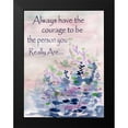 thumbnail image 2 of Varacek, Pam 19x24 Black Modern Framed Museum Art Print Titled - Always Have The Courage, 2 of 5