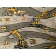 thumbnail image 4 of Weighted blanket, twin with 10 lbs, monster trucks, firetrucks, construction vehicles, spaceships, rockets, gaming, dogs, washable flannel, 4 of 10