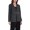 Black, variant on Women's Striped Blazers Lapel Collar Chain Decor Long Sleeve Work Office Jackets 2XL Navy Blue