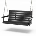 thumbnail image 2 of SimplyPoly Amish Made Signature Composite Porch Swing, 4-Foot, Black, 2 of 3