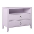 thumbnail image 1 of Her Majesty 2 Drawer Nightstand, Lavender, 1 of 8