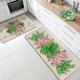 thumbnail image 1 of 2 Pcs St. Patrick's Day Kitchen Rugs And Mats For Floor Non Slide Backing Mat Merry St. Patrick's Day Kitchen Decor Kitchen Rug Sets Xmas Decor 16x24in+16x48in, 1 of 6