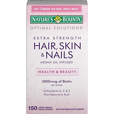 5 Pack Nature S Bounty Optimal Solutions Hair Skin Nails Extra