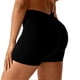 thumbnail image 1 of Women's Pure-Color Butt Lifting Shorts Comfortable Breathable Shorts for Outdoor Sports, 1 of 2