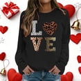 thumbnail image 5 of Women's Casual Crew Neck Sweatshirt Long Sleeve Loose Hoodless Pullover Top for Athletic Leisure Wear, 5 of 5