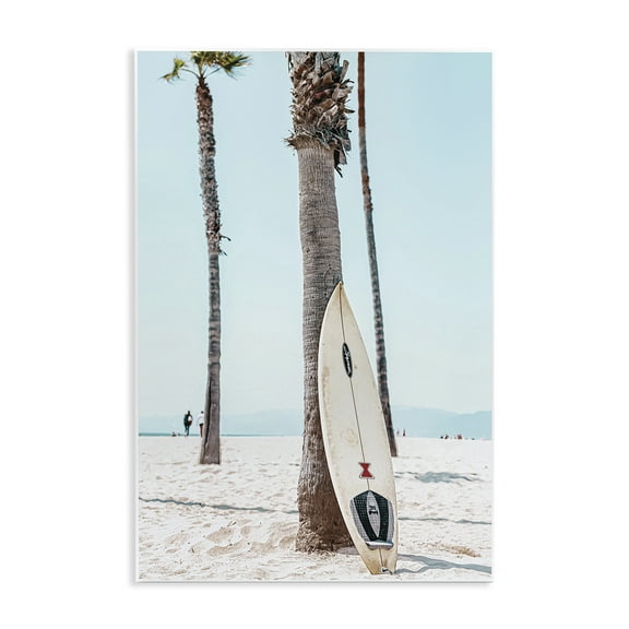 Stupell Industries California Summer Surfboard Nautical & Beach Photography Unframed Art Print Wall Art, 10 x 15