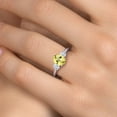 thumbnail image 4 of Gem Stone King 2.06 Ct Oval Canary Mystic Topaz 925 Sterling Silver Ring, 4 of 6