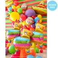 thumbnail image 7 of 18 inch Fiesta Rainbow Stripes Qualatex Foil Mylar Balloon - Party Supplies Decorations, 7 of 7