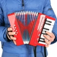 thumbnail image 3 of Mini Petit Accordéon 17 Touches 8 Basses Instrument de Musique Éducatif pour Enfants Jouet de Groupe Rythmique, 3 of 3