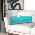 thumbnail image 4 of Teal Starfish Lumbar Pillow Covers 12X20 Inch Coastal Beach Nautical Couch Pillow Cases Summer Aqua Turquoise Ocean Throw Pillows Set of 2 Home Decor for Living Room Bedroom Cushion Outdoor, 4 of 6
