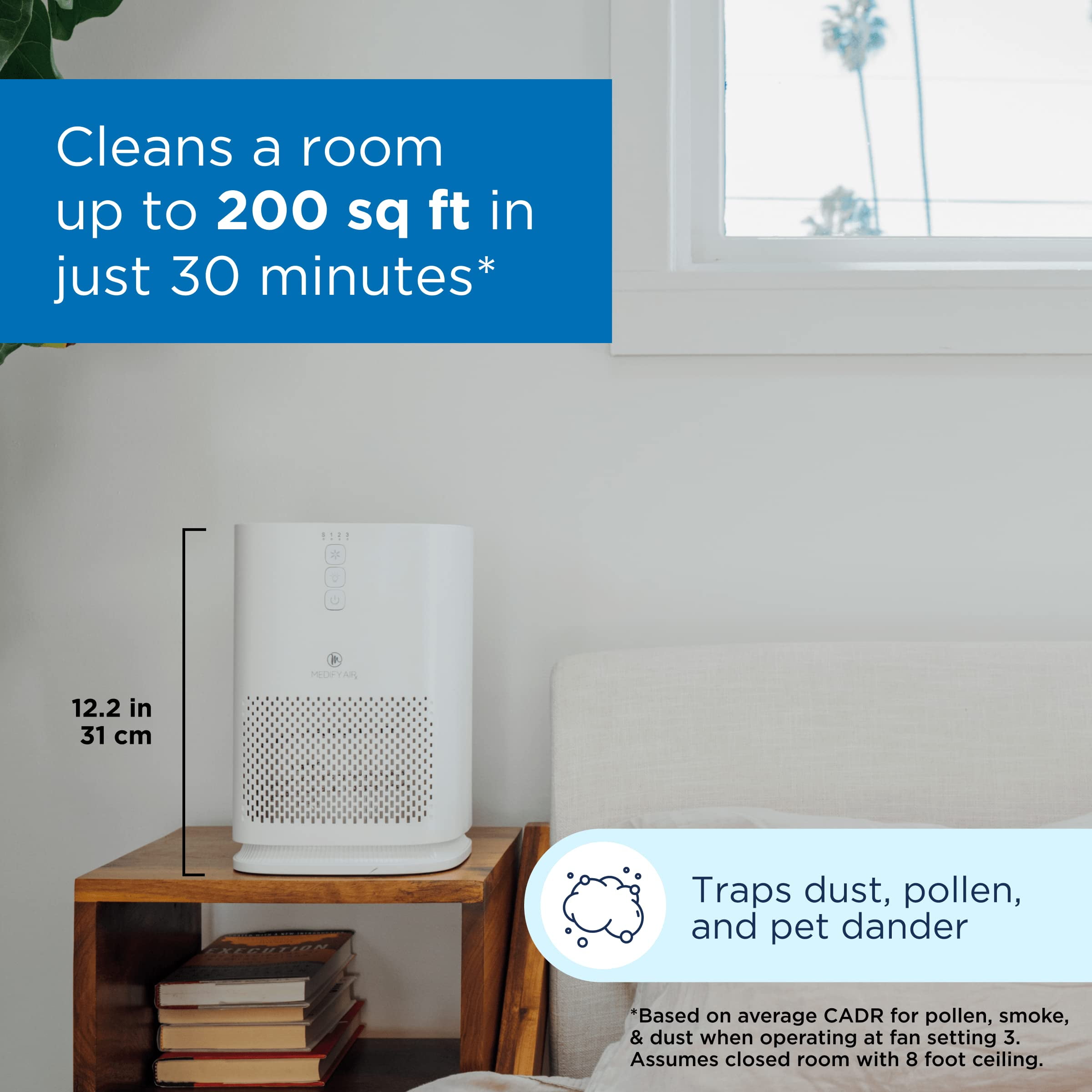 Medify Air MA 14 Air Purifier 400 sq ft Coverage Small Air