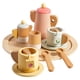 thumbnail image 5 of Juego de simulación, juguete educativo de madera para regalo de cumpleaños para niños. Juego de té de la tarde, 5 of 9