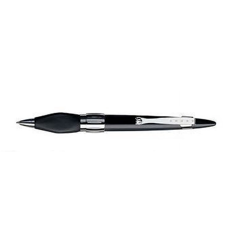 Cross Morph Ballpoint Pen - Adjustable Ergonomic Silicone Grip (Quicksilver Finish)