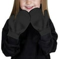 thumbnail image 2 of ShomPort Cute Mittens for Kids Winter Warm Padded Knit Mittens Solid Color Soft Gloves For Toddler 1-3 Years, 2 of 7