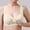 Beige, variant on Solid Color Vest Type Bra Gathering Support Underwear for Everyday Leisure and Comfortable Nonwired Breastlifting with Four- Closure