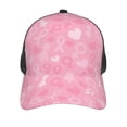 thumbnail image 3 of Disketp Breast Cancer Awareness Print Trucker Hat Men Women - Mesh Baseball SnapBack Cap, 3 of 7