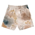 thumbnail image 2 of Kids' Beach Pants Comfortable Swim Trunks Hazy Ethereal Flowers Shorts for Pool Vacation and Lounge Wear Small, 2 of 8