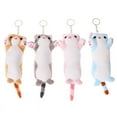 thumbnail image 4 of Lovely Long Cat Plush Doll Toys Soft Stuffed Animal Keychain Backpack Pendant For Kids Girls Birthday Gifts, 4 of 15