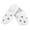 White, variant on CTM Cherry Plush Slippers Cozy Fuzzy Indoor Slip-On Shoes (Women)