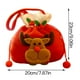 thumbnail image 5 of Fiudx Bolsas de Dulces Navideñas, Tela Suave, Decoración Festiva para Árbol y Chimenea, Bolsa de Regalo Multiusos, Perfecta para Fiestas Navideñas, Reutilizable y Versátil, Tamaño 20 X 23 Cm., 5 of 5