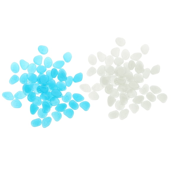 LEORX Fish Tank Glowing Stone Aquarium Décor Resin Owners Fishkeeping 200Pcs