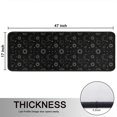 thumbnail image 5 of Kitchen Rugs Sets Of 2,Black Gold Sun Moon Star Pattern Anti Fatigue Kitchen Mat Rugs Non Slip Washable,Decorative Kitchen Floor Mats for Kitchen,Sink,Laundry,17"x47"+17"x47", 5 of 5