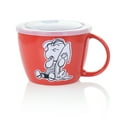 thumbnail image 2 of GBS Peanuts 70th Anniversary Soup Bowl Set, 23.5 oz with Vented Lids, Assorted Colors, 4 Pieces, 2 of 3