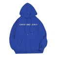 thumbnail image 4 of yuitbkgsd Bible Verse Christian Hoodies for Men Oversized Faith Fall Pullover Sweatshirts Graphic Letter Print Winter Hooded Sweater Shirts, 4 of 8