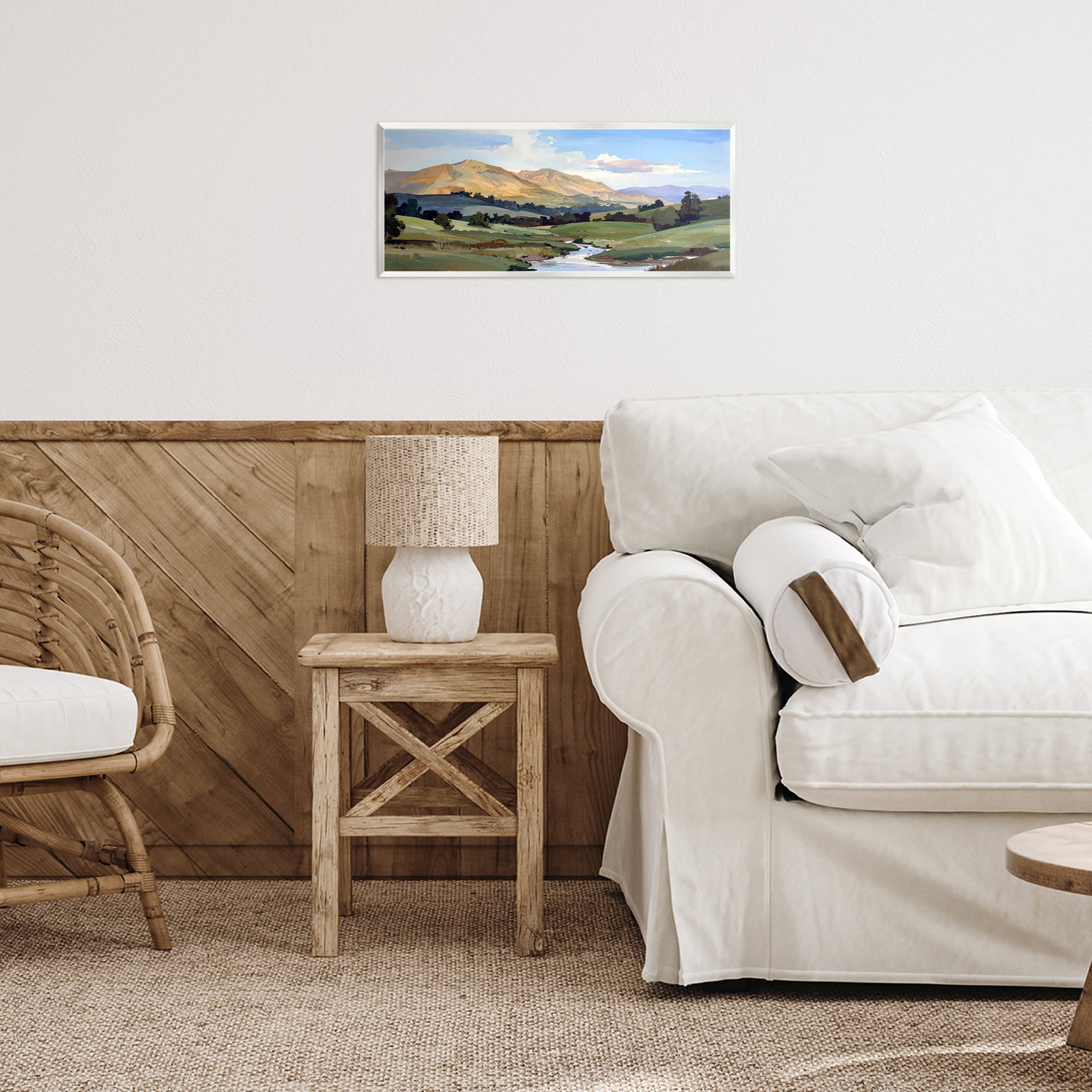 Stupell Industries Winding River Across Valley Wall Plaque Art, design by Alonza Saunders