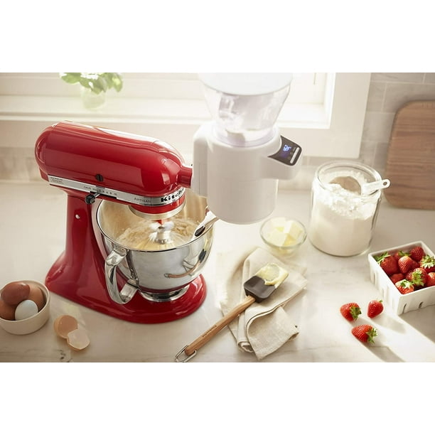 KitchenAid KSMSFTA Sifter + Scale Attachment, 4 Taza, Blanco KitchenAid KSMSFTA Sifter + Scale Attachment, 4 Taza, Blanco