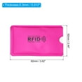 thumbnail image 2 of Uxcell RFID Blocking Sleeves Aluminum Identity Theft Prevention Credit Cards Secure Protector Holders Sleeves for NFC Purses Red, 2 of 6