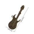 thumbnail image 2 of Nestingho 25Ud Dijes De Guitarra Acústica En Aleación Marrón Para Elaboración De Collares Y Pulseras, 2 of 6