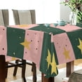 thumbnail image 5 of Yayeee Tablecloths 54" x 54" Rectangle Wrinkle Resistant Party Table Cover, Pink Abstract, 5 of 8