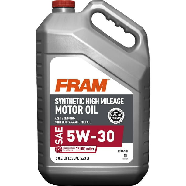 FRAM Full Synthetic High Mileage 5W30 Full Synthetic High Mileage Motor