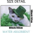 thumbnail image 2 of SKYSONIC Lightweight Soft Area Rugs Cat On Green Costume Floor Mat for Kids Playing Room Hardwood Floor Living Room 63x48 inch Nursery Rugs, 2 of 6