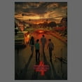 thumbnail image 2 of Netflix Junior's Stranger Things Four Friends Rift Apocalypse Poster Graphic T-Shirt, 2 of 3