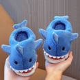 thumbnail image 3 of Pantuflas cálidas Wdftyju Tiburón Antideslizantes para Niños y Adultos, 3 of 9