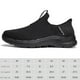 thumbnail image 5 of Likrtyny Zapatos para para Hombre Deporte Sin Cordones Con Manos Libres Tenis (Negro 40), 5 of 9