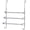 Silver Gray, variant on Over The Door Towel Rack, Over Door Towel Rack for Bathroom Door, Triple Towel Storage Holder with Hooks (Silver)
