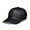 BLACK, variant on Plain Baseball Cap, Men Structured PU Classic Baseball Cap Hat,Winter for Elderly Father ,Soft Feel