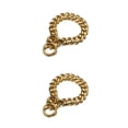 thumbnail image 4 of Collar para perro Methold acero de titanio dorado 26 pulgadas 2Conjunto, 4 of 6
